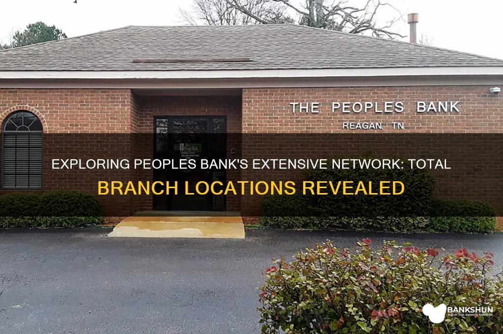 how many branches does peoples bank have