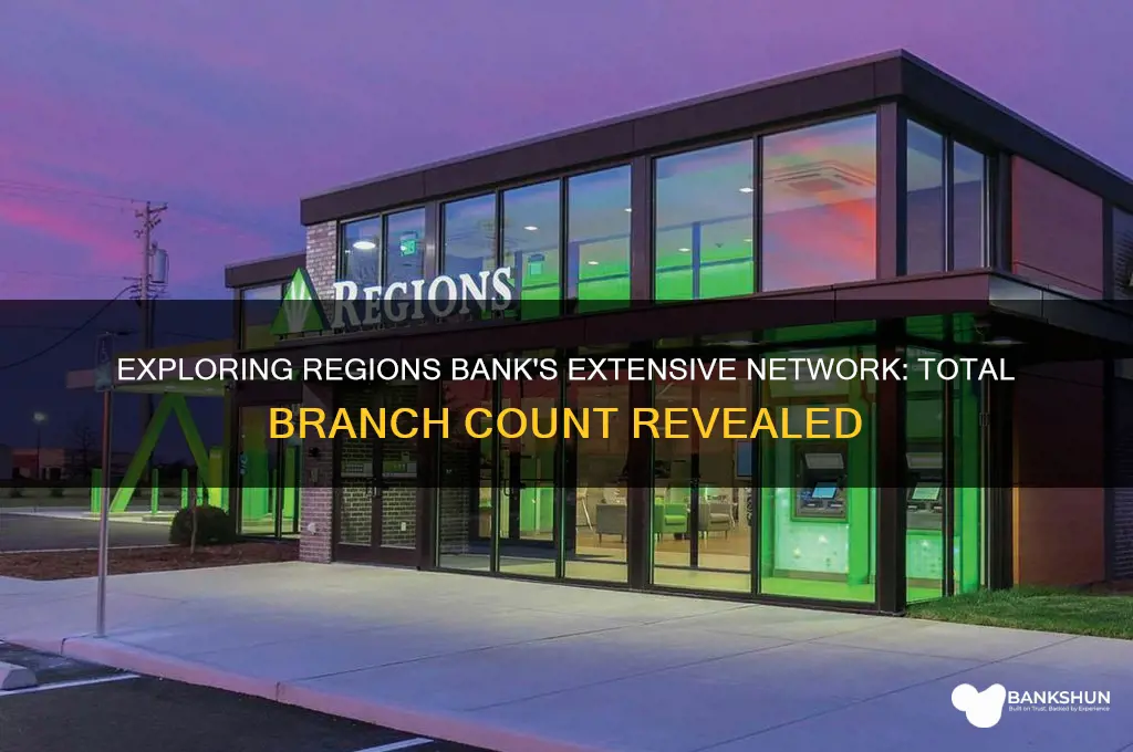 how many branches does regions bank have