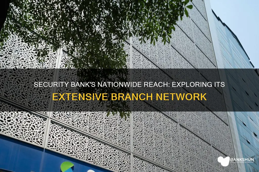 how many branches does security bank have
