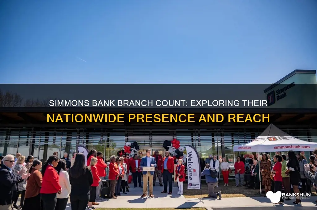 how many branches does simmons bank have