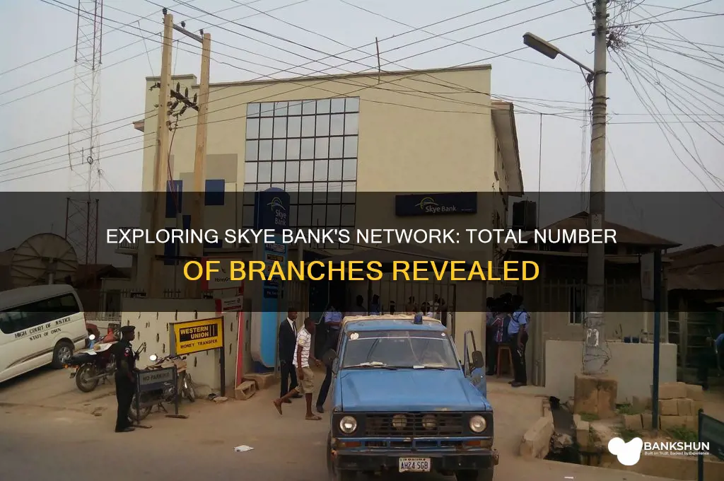how many branches does skye bank have