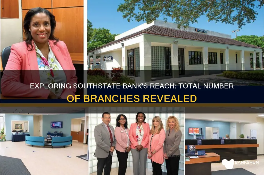 how many branches does southstate bank have