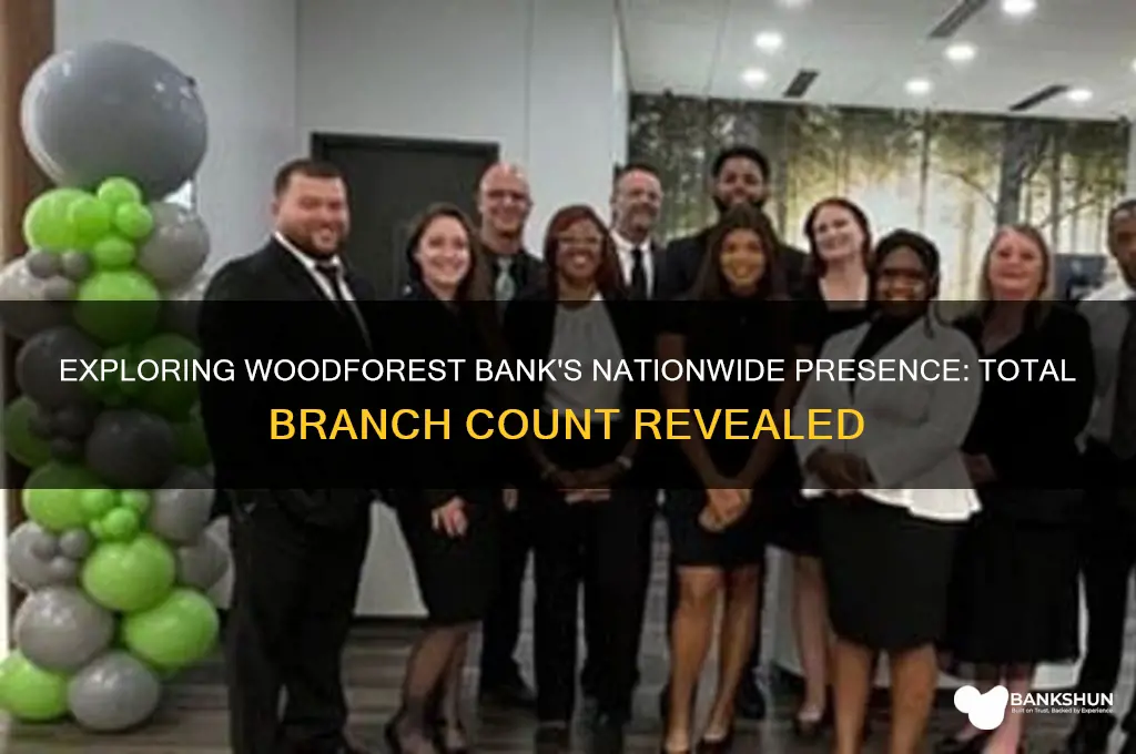 how many branches does woodforest bank have