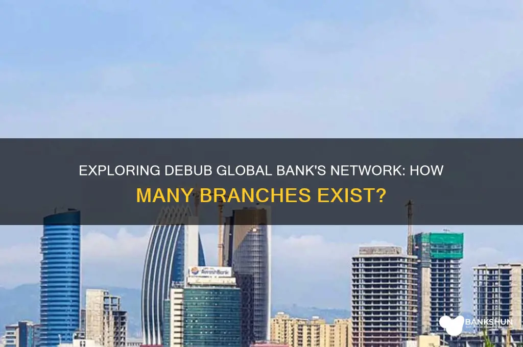 how many branches have debub global bank