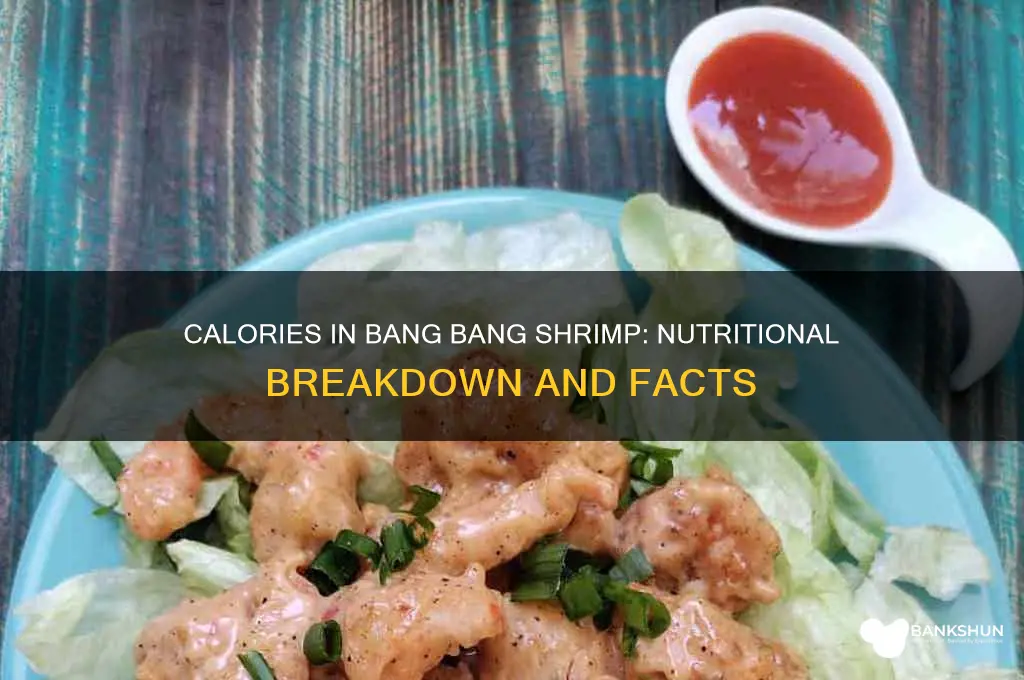 how many calories in bank bnak shrimp