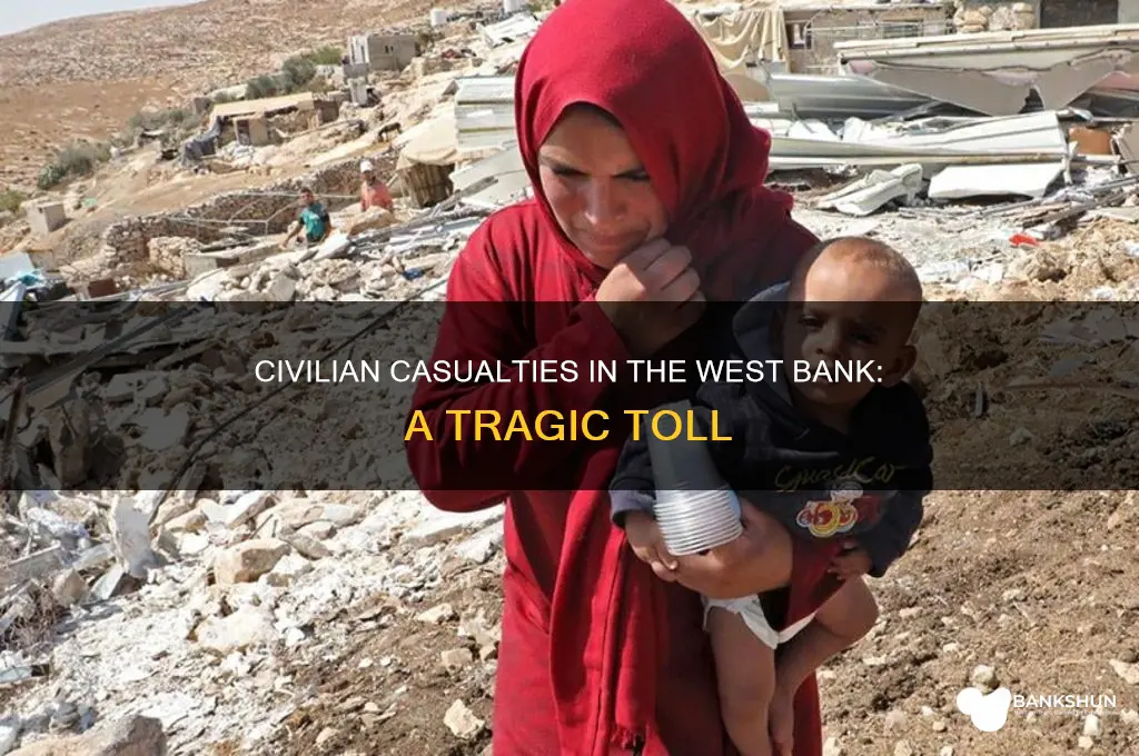 how many civilians killed in west bank