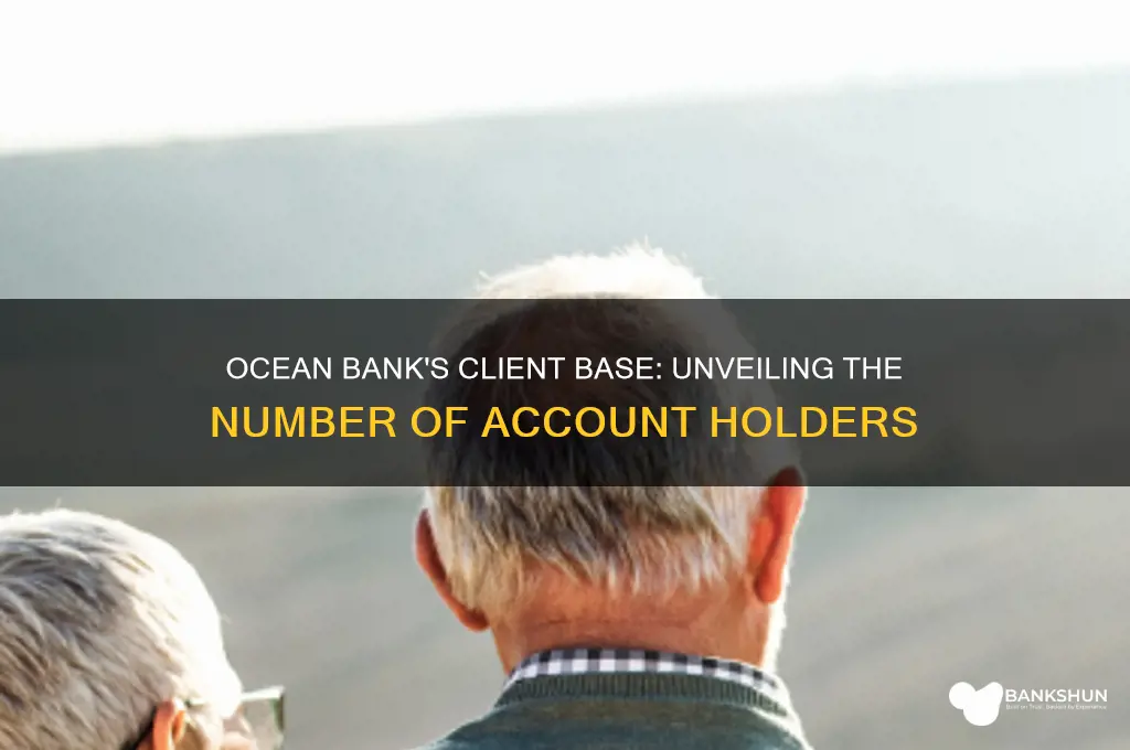 how many clients does ocean bank have