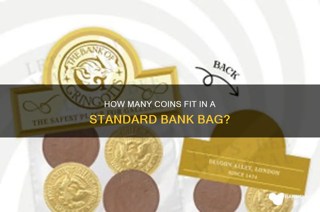 how many coins in a bank bag
