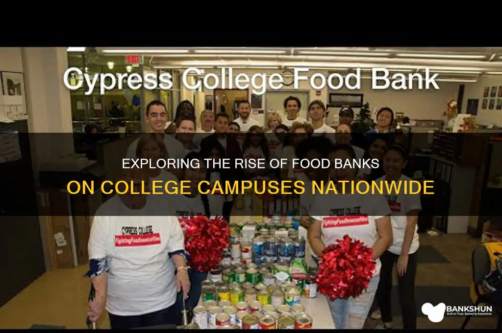 how many college food banks are there
