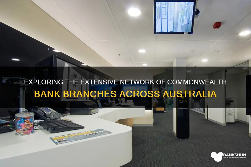 how many commonwealth bank branches in australia