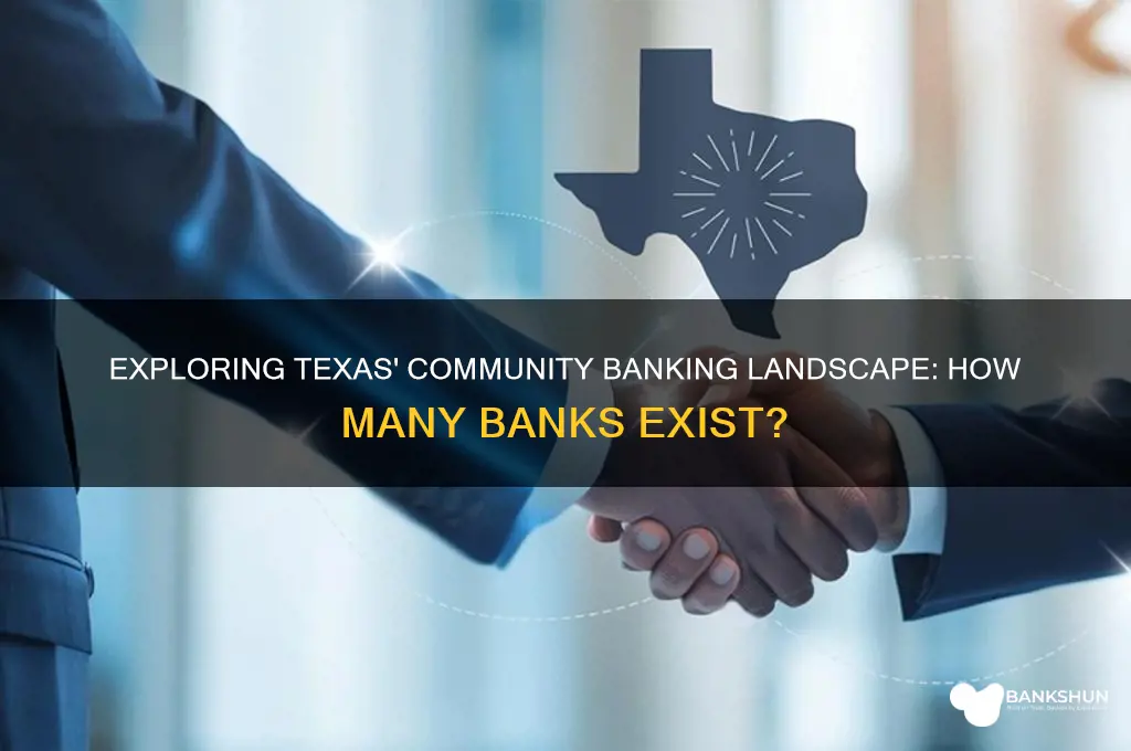 how many community banks are in texas
