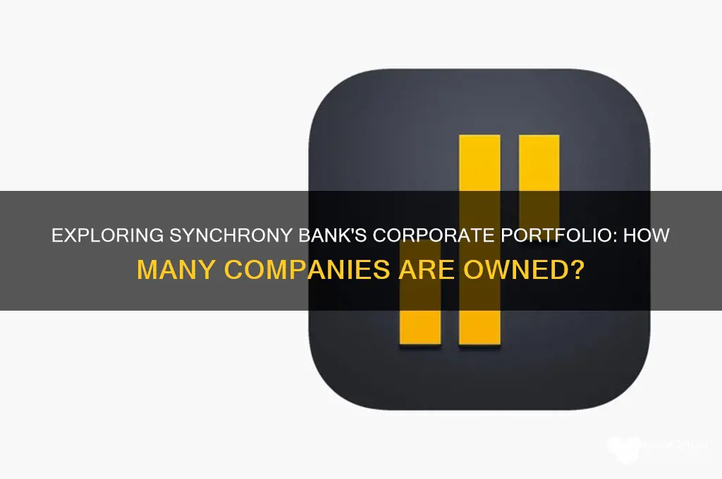 how many companies does synchrony bank have