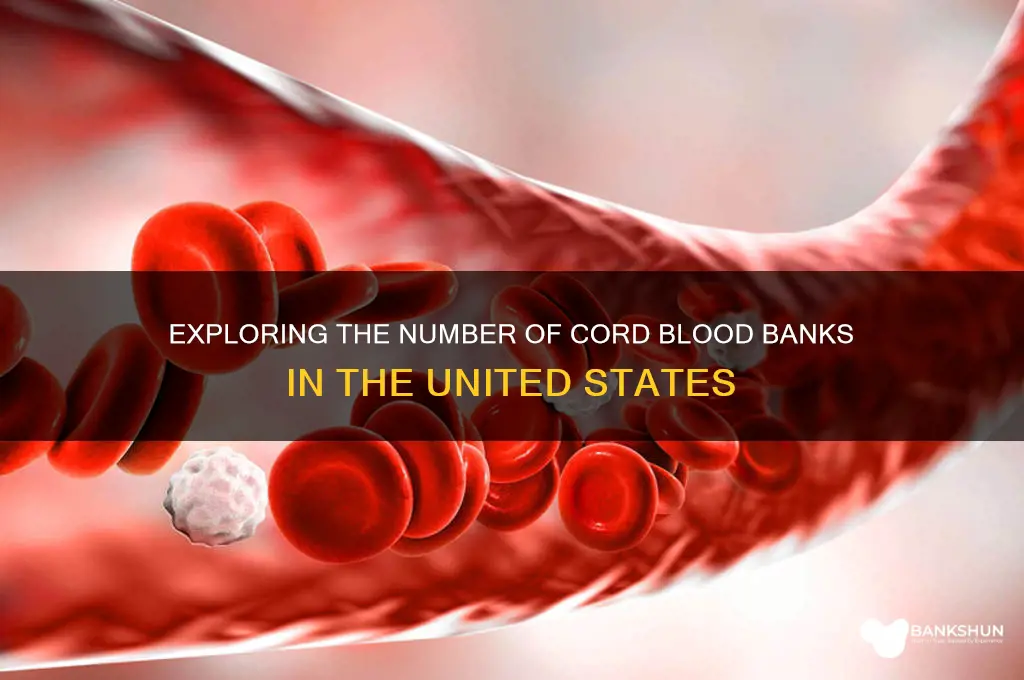 how many cord blood banks in us