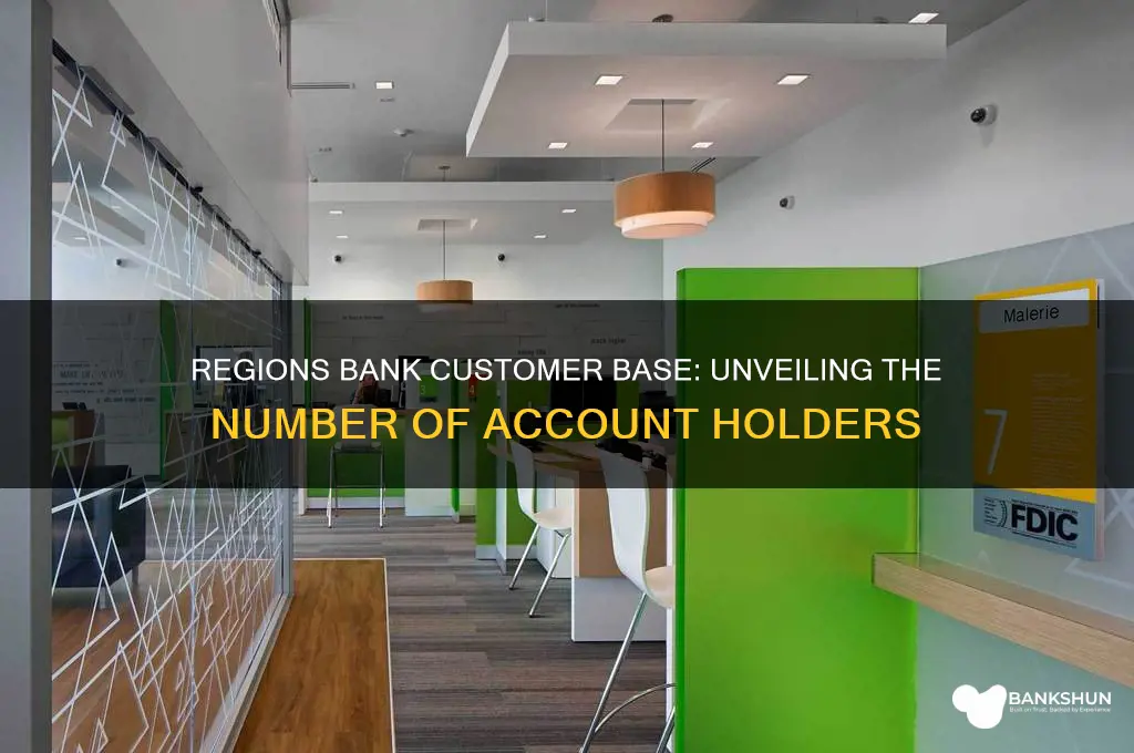 how many customer does regions bank has