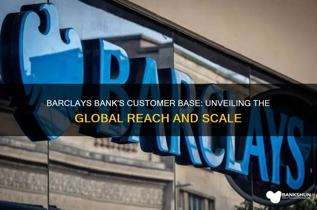 how many customers does barclays bank have