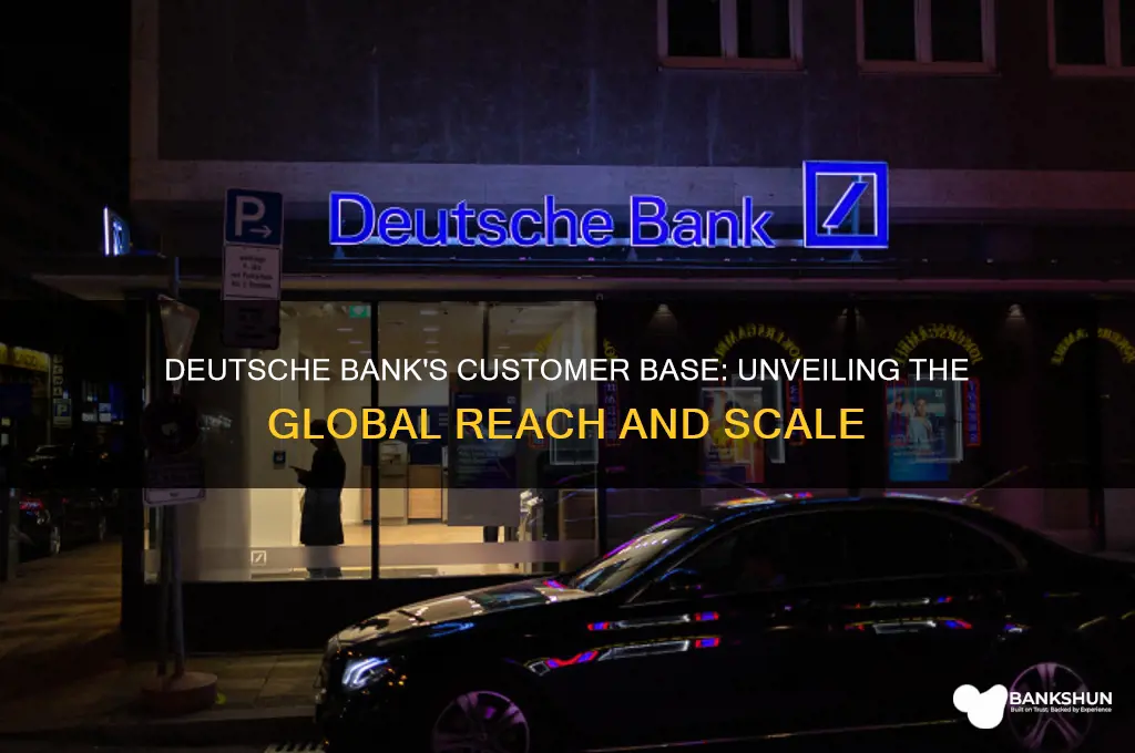 how many customers does deutsche bank have