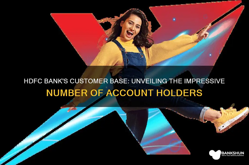 how many customers does hdfc bank have