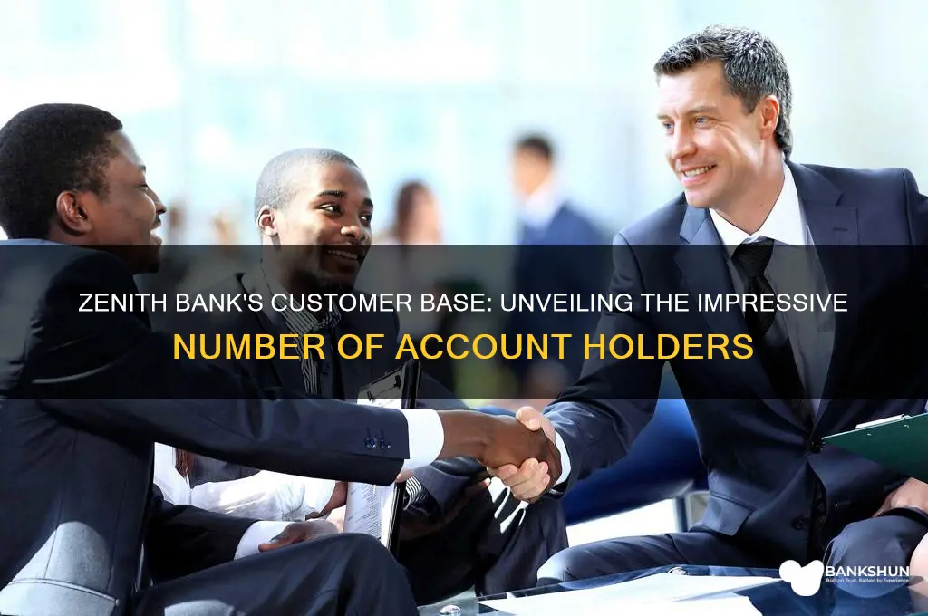 how many customers does zenith bank have