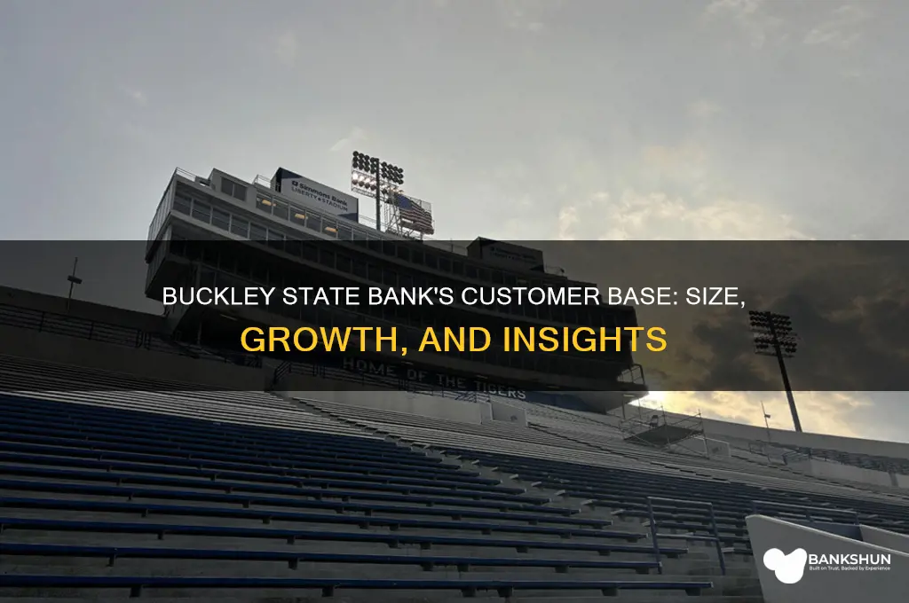 how many customers of buckley state bank
