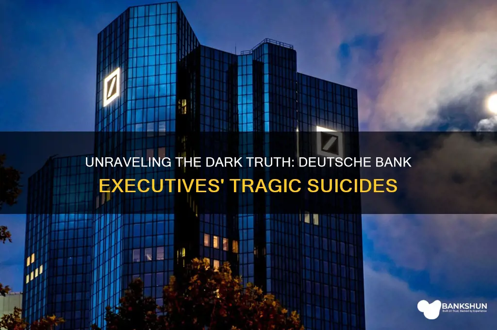 how many deutsche bank heads committed suicide