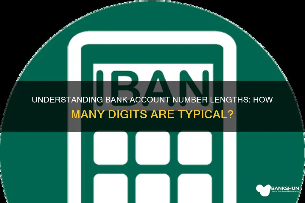 how many digits are bank acc numbers