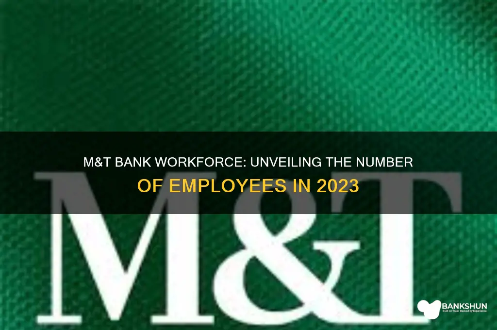 how many employees at m&t bank