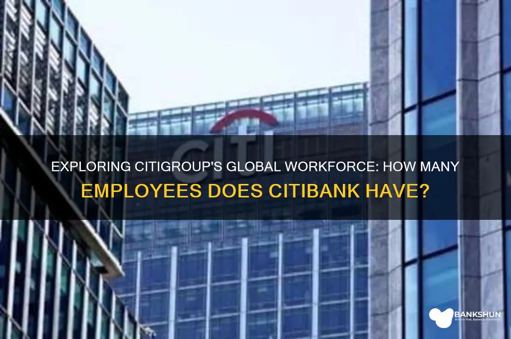 how many employees does city bank have