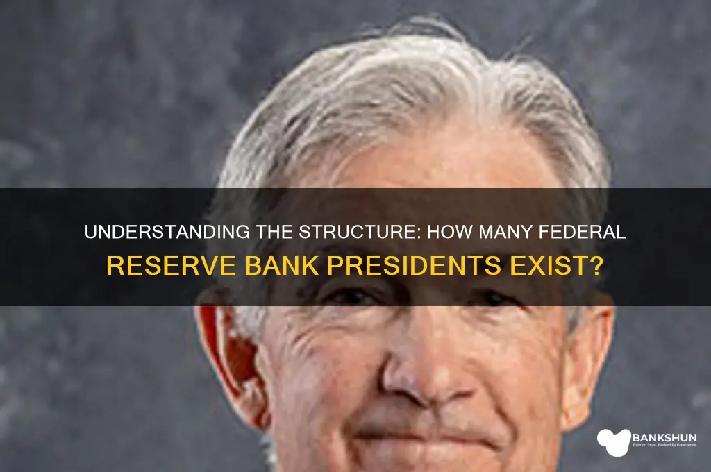 how many fed bank presidents are there