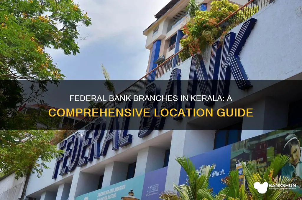 how many federal bank branches in kerala