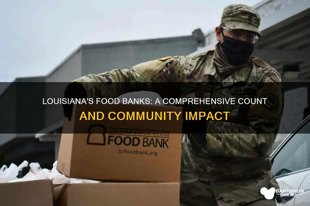 how many food banks are in louisiana