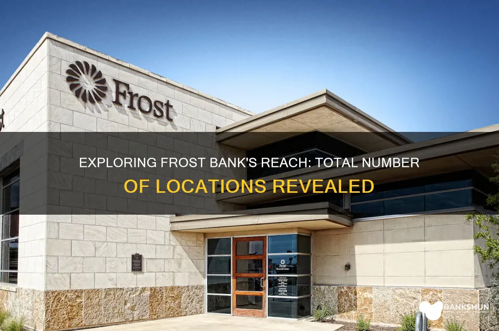 how many frost bank locations are there
