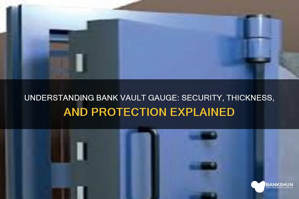 how many gauge is a bank vault