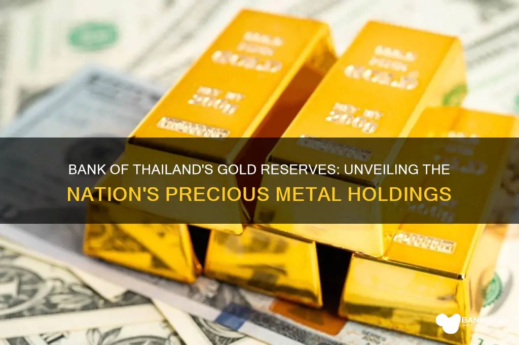 how many gold in bank of thailand