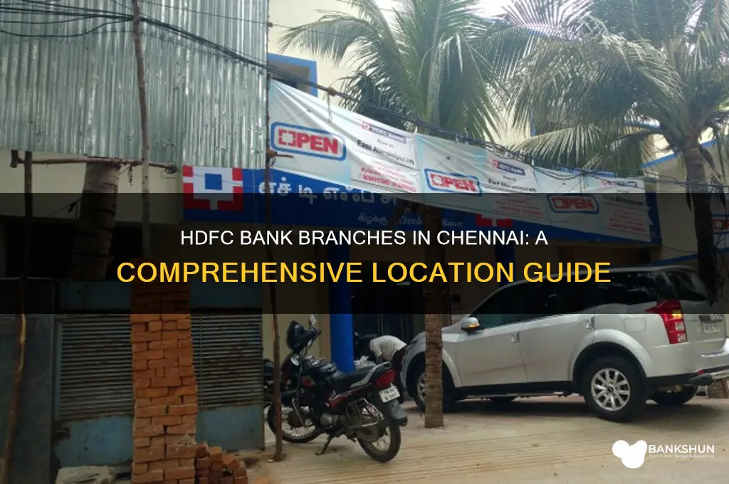 how many hdfc bank branches in chennai
