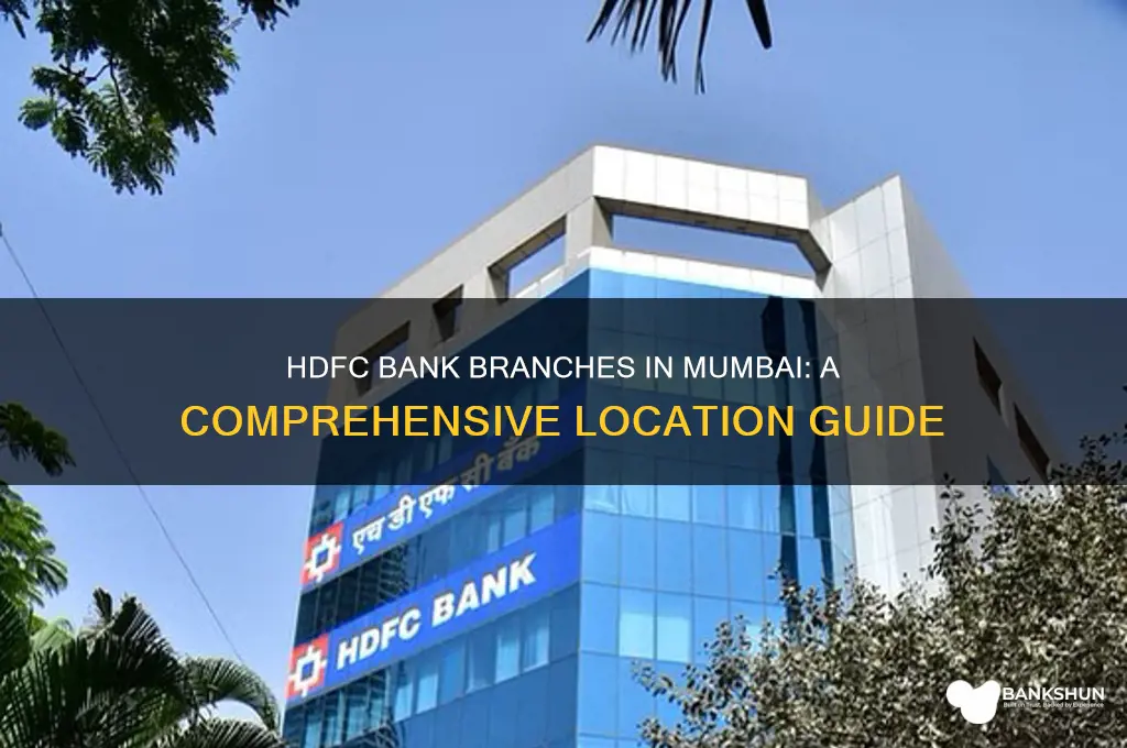 how many hdfc bank branches in mumbai