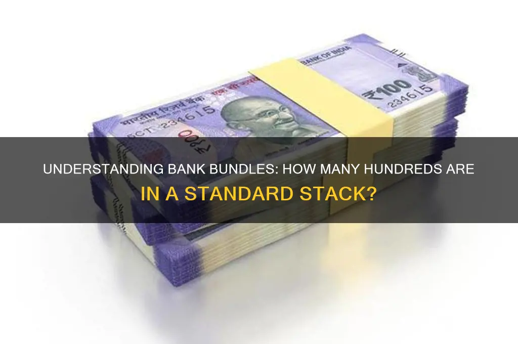 how many hundreds in a bank bundle