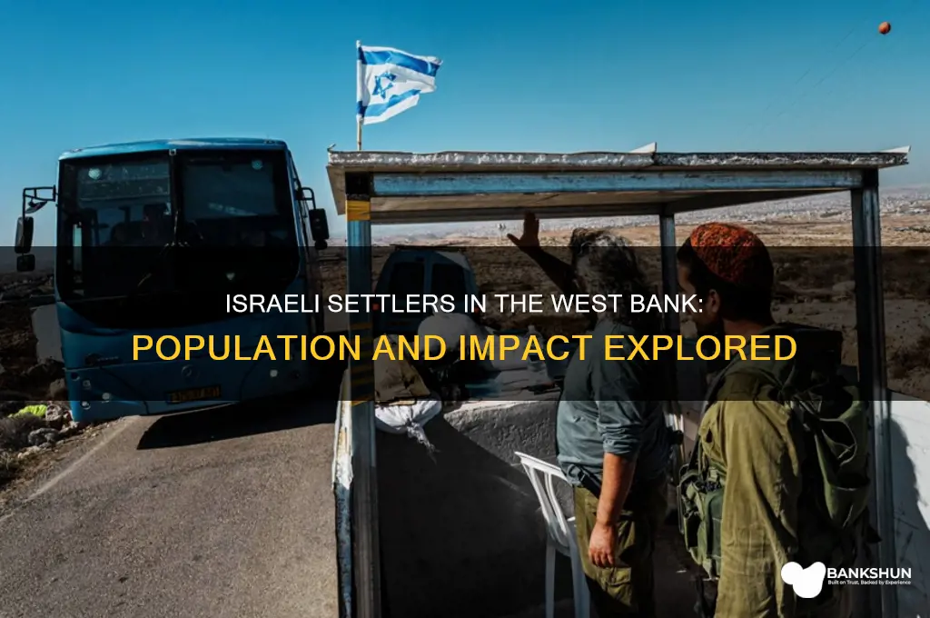 how many israeli live in west bank