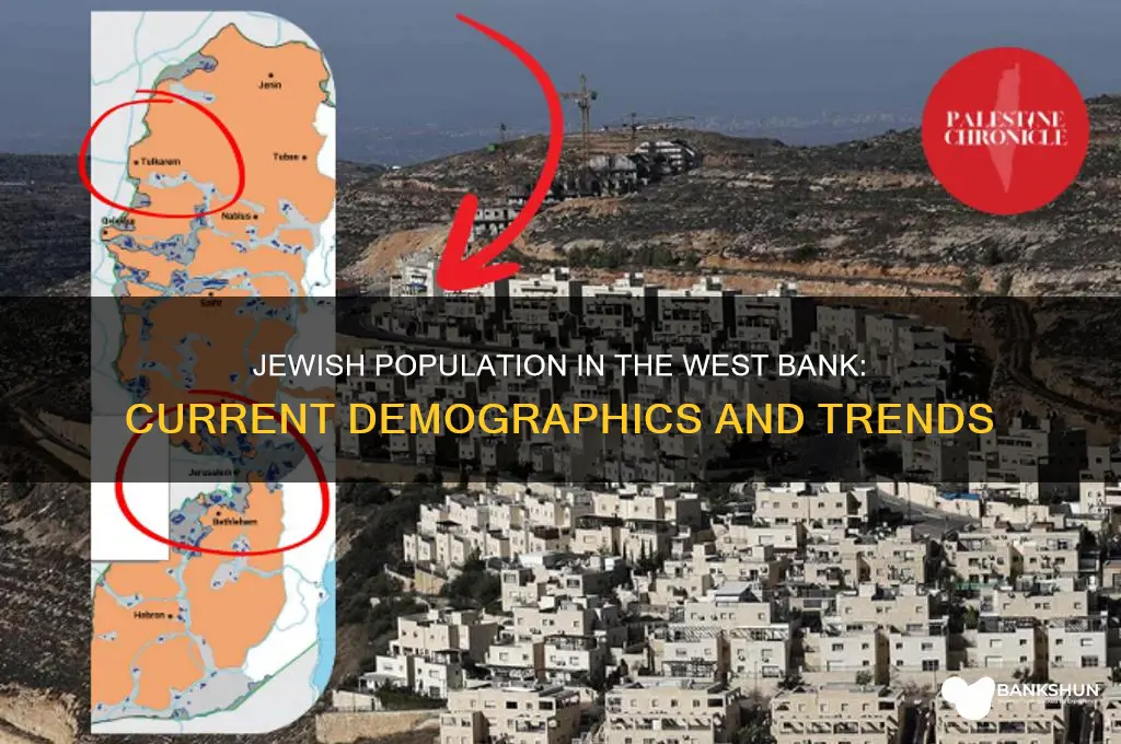 how many jews in the west bank