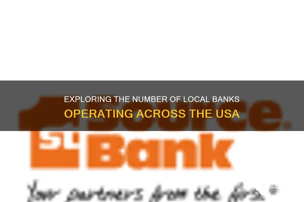 how many local banks are in usa