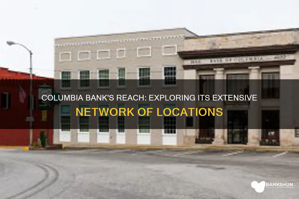 how many locations does columbia bank have