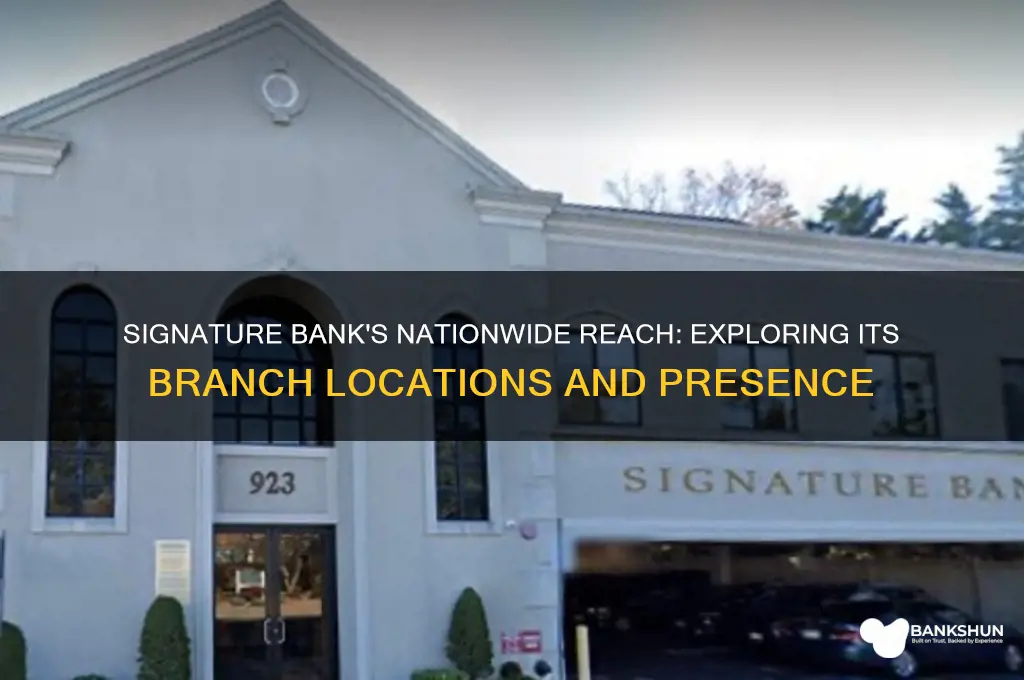 how many locations does signature bank have