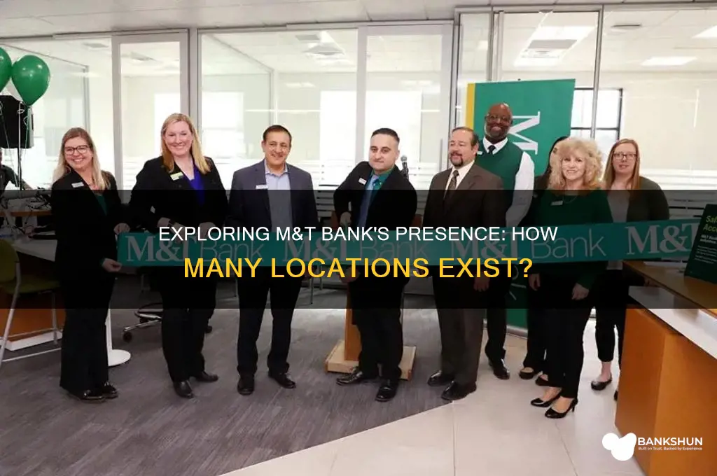how many locations of m&t bank