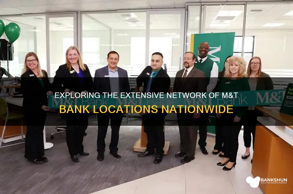 how many m&t banks are there