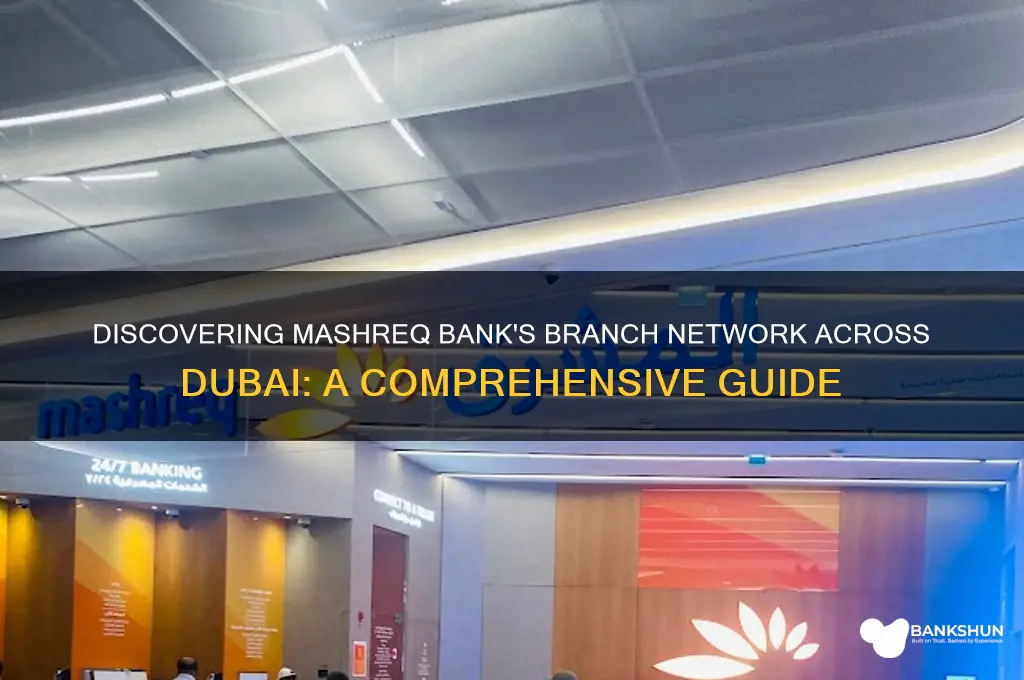 how many mashreq bank branches in dubai