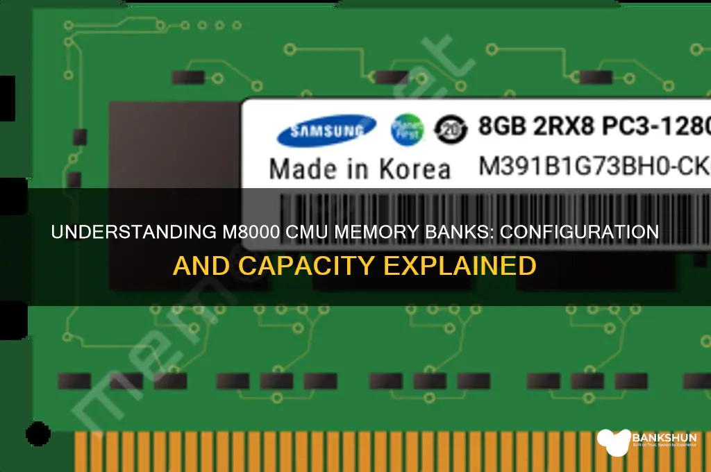 how many memory banks per m8000 cmu