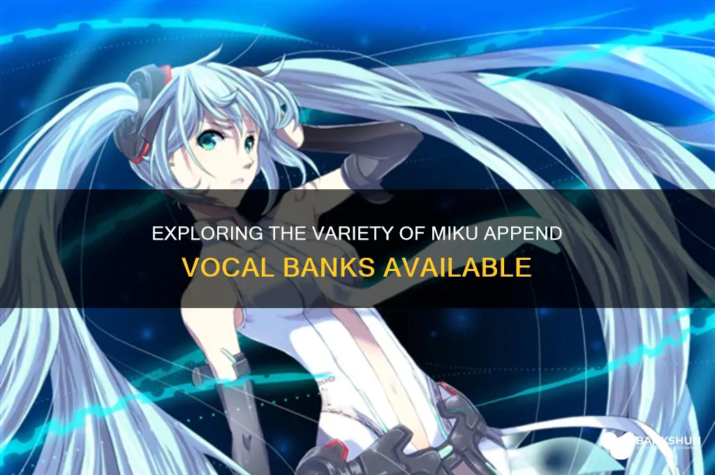 how many miku append banks are there
