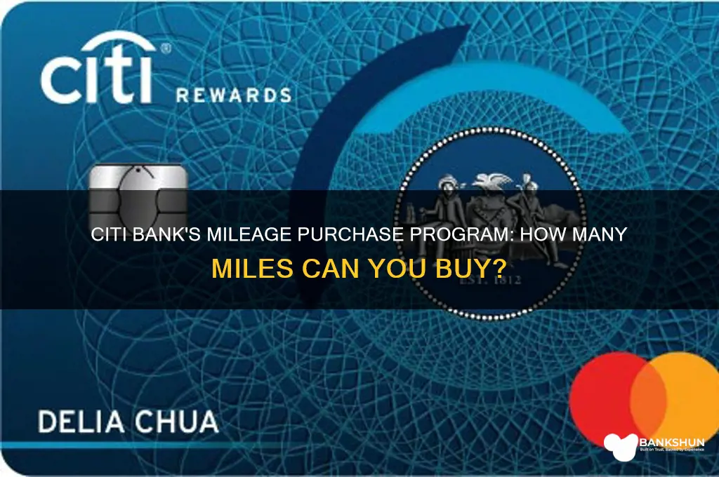 how many miles does citi bank buy