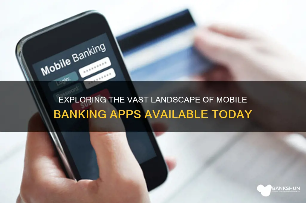 how many mobile banking apps are there