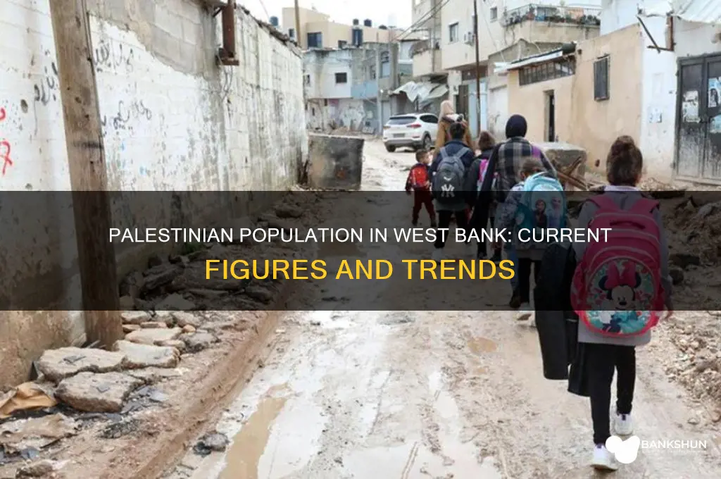 how many palestinians are in west bank