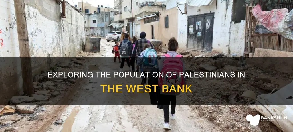 how many palestinians in the west bank
